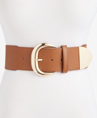 Chunky Buckle Stretch Belt