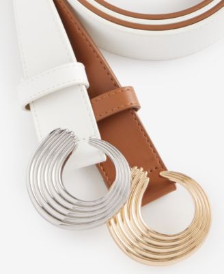 Circle Wave Buckle Belt