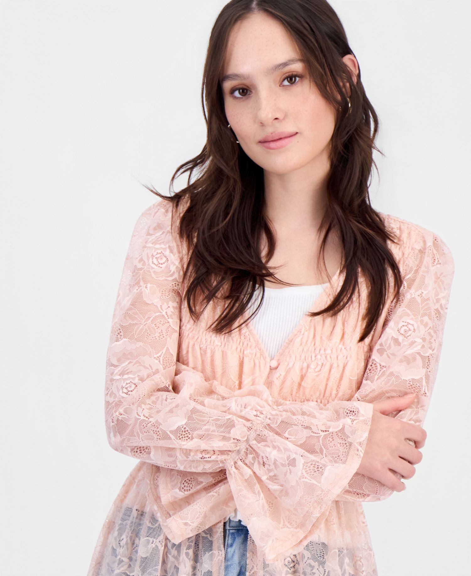Women's Lace Duster Jacket