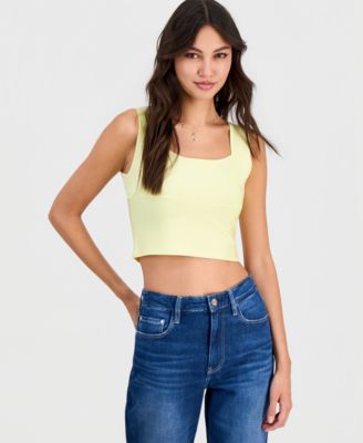 Women's Karmen Mirage Back-Cutout Cropped Tank Top