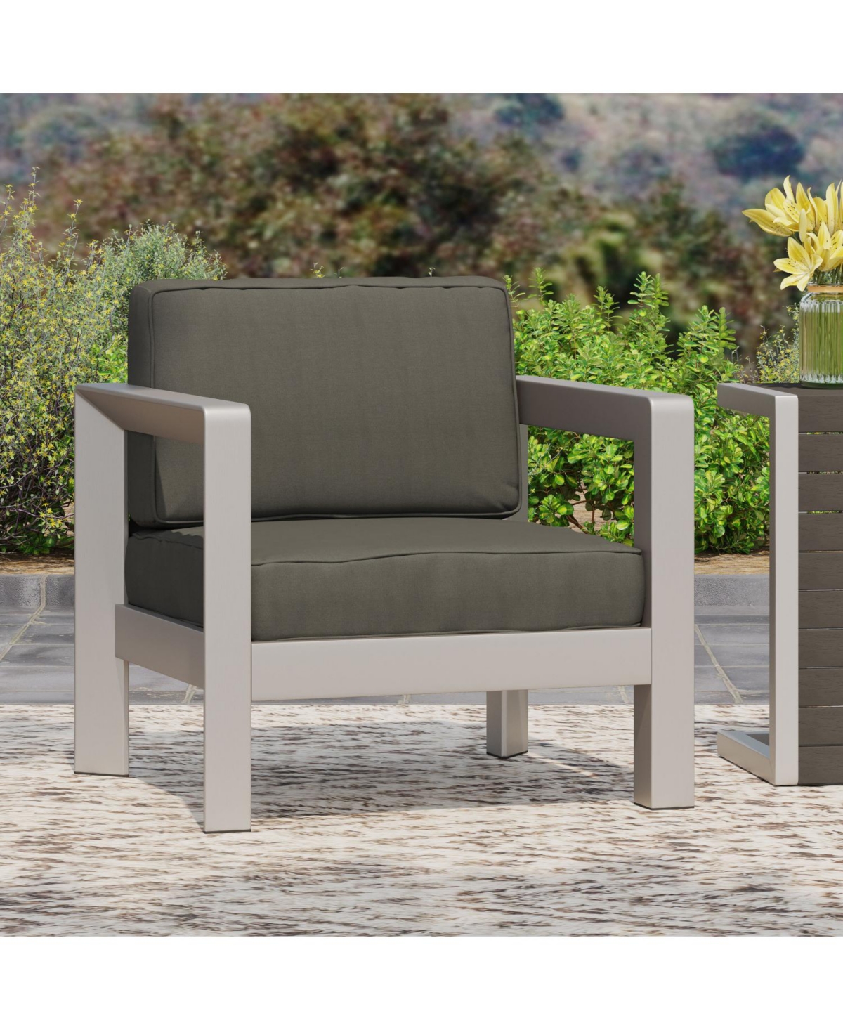 Streamdale Furniture Outdoor Aluminum Club Chair - Deep Seating