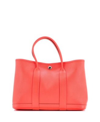 30 Garden Party Tote Leather