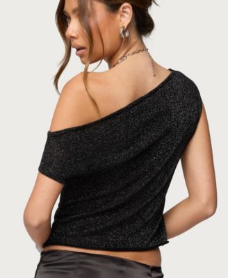 Women's Holly Glitter Off Shoulder Top