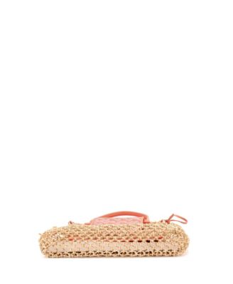 Aligre Bag Raffia Net with Coated Canvas