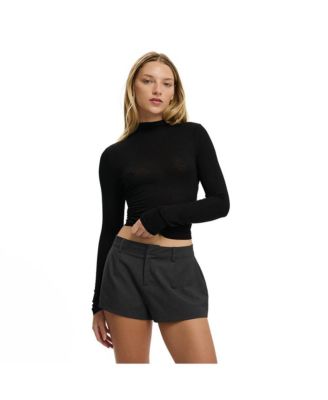Women's Base Layer Mock Neck Long Sleeve