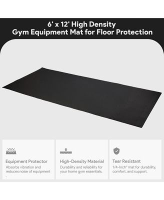 BalanceFrom High-Density PVC Home Gym Equipment Mat