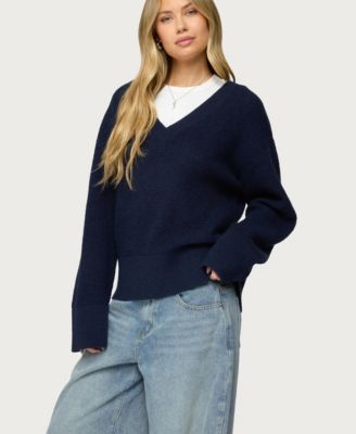 Women's Bluebell Oversized Waffle Knit Sweater