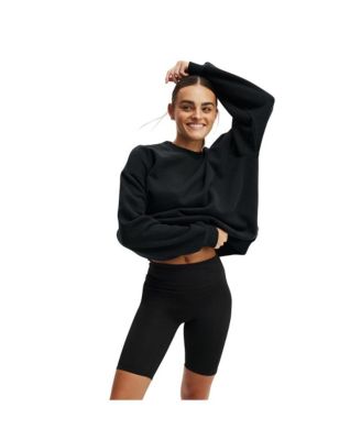 Women's Active Plush Crew Sweatshirt