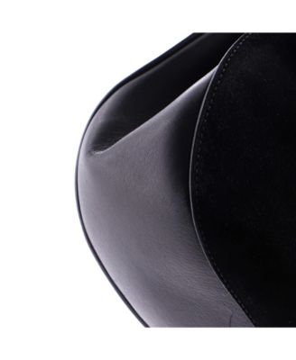 Medium Drew Crossbody Bag Leather and Suede