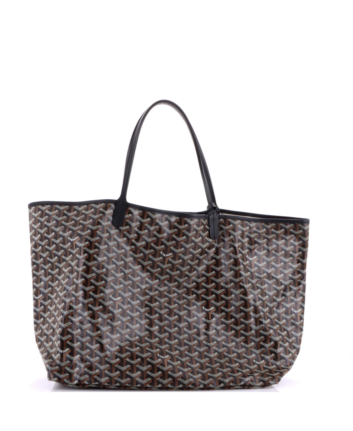 Pre-Owned Goyard Gm Saint Louis Tote Coated Canvas