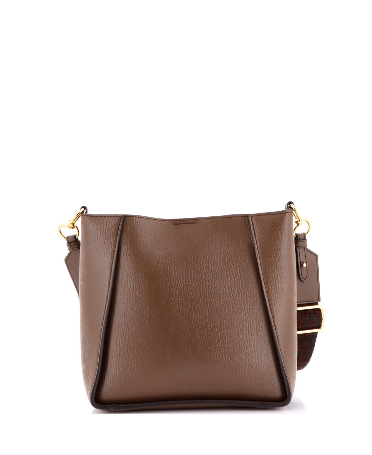 Pre-Owned Stella McCartney Mini Logo Crossbody Bag Perforated Faux Leather