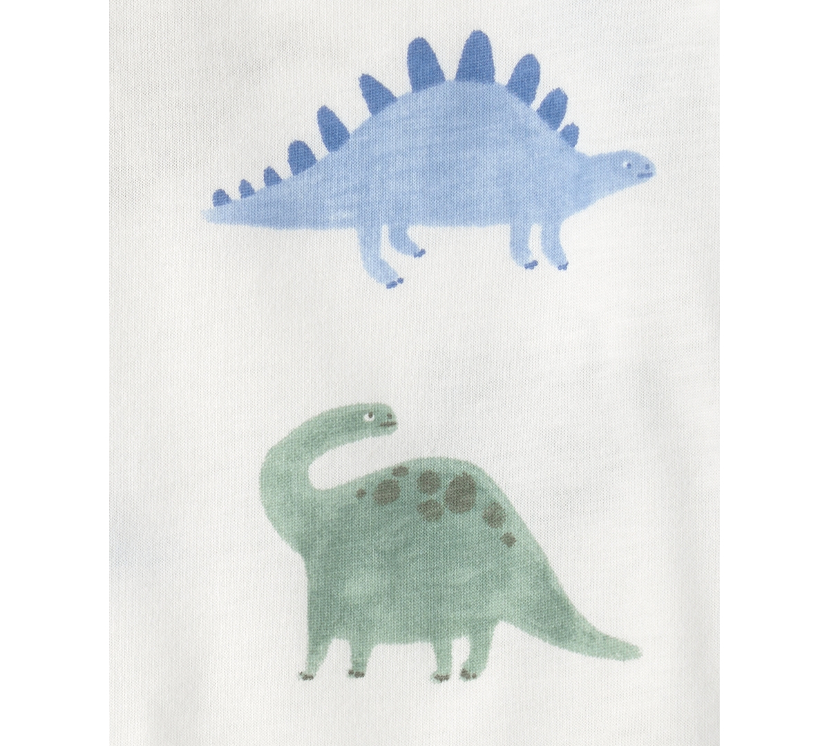 Carter's Baby Boys' Dinosaur Short-Sleeve T-Shirt and Spiked Shortall, 2-Piece Set