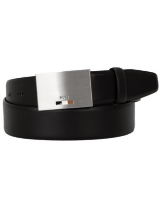 Men's Smooth Leather Casual Belt