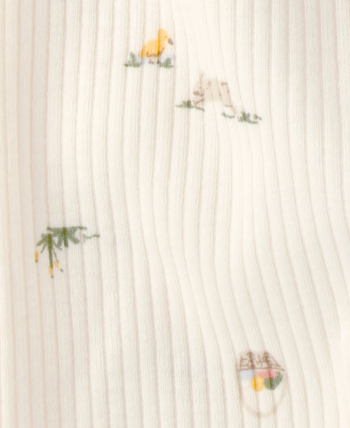 Carter's Baby Boys' or Baby Girls' Easter Bunny Rib Round Neck Bodysuit and Pants, 2-Piece Set