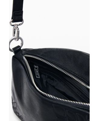 Women's Small embroidered flap bag