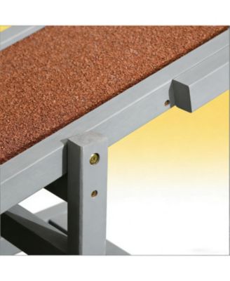 Wooden Dog  Agility Seesaw for Outdoor in Gray