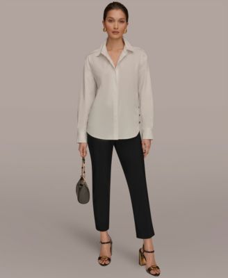 Women's Long-Sleeve Button-Up Shirt