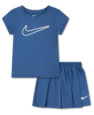 Girls' 4-6X All Day Play Short-Sleeve T-Shirt and Skort, 2-Piece Set