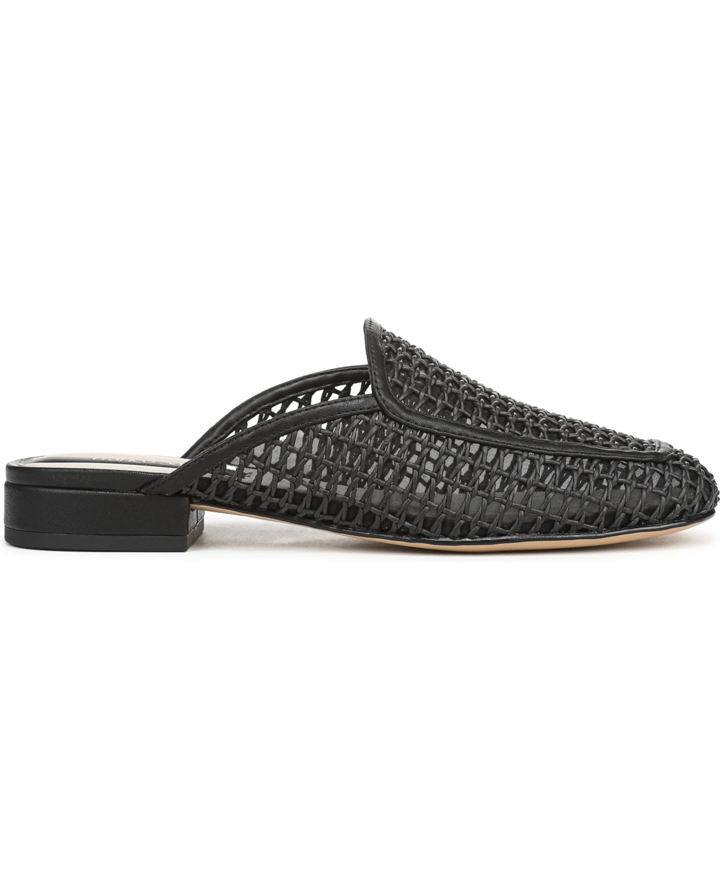 Женские сабо Franco Sarto Holland 2 Round Toe Mules, цвет: Чёрная искусственная кожа — фото 2