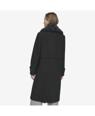 Olpae Sb Wool Twill Women's Coat With Back Vent