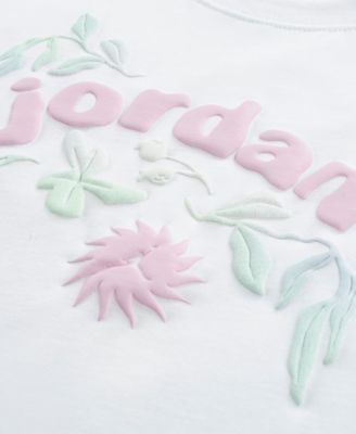 Girls' 7-16 Puff Floral Short-Sleeve T-Shirt