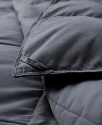 Lightweight Goose Down Feather Fiber Comforter, California King