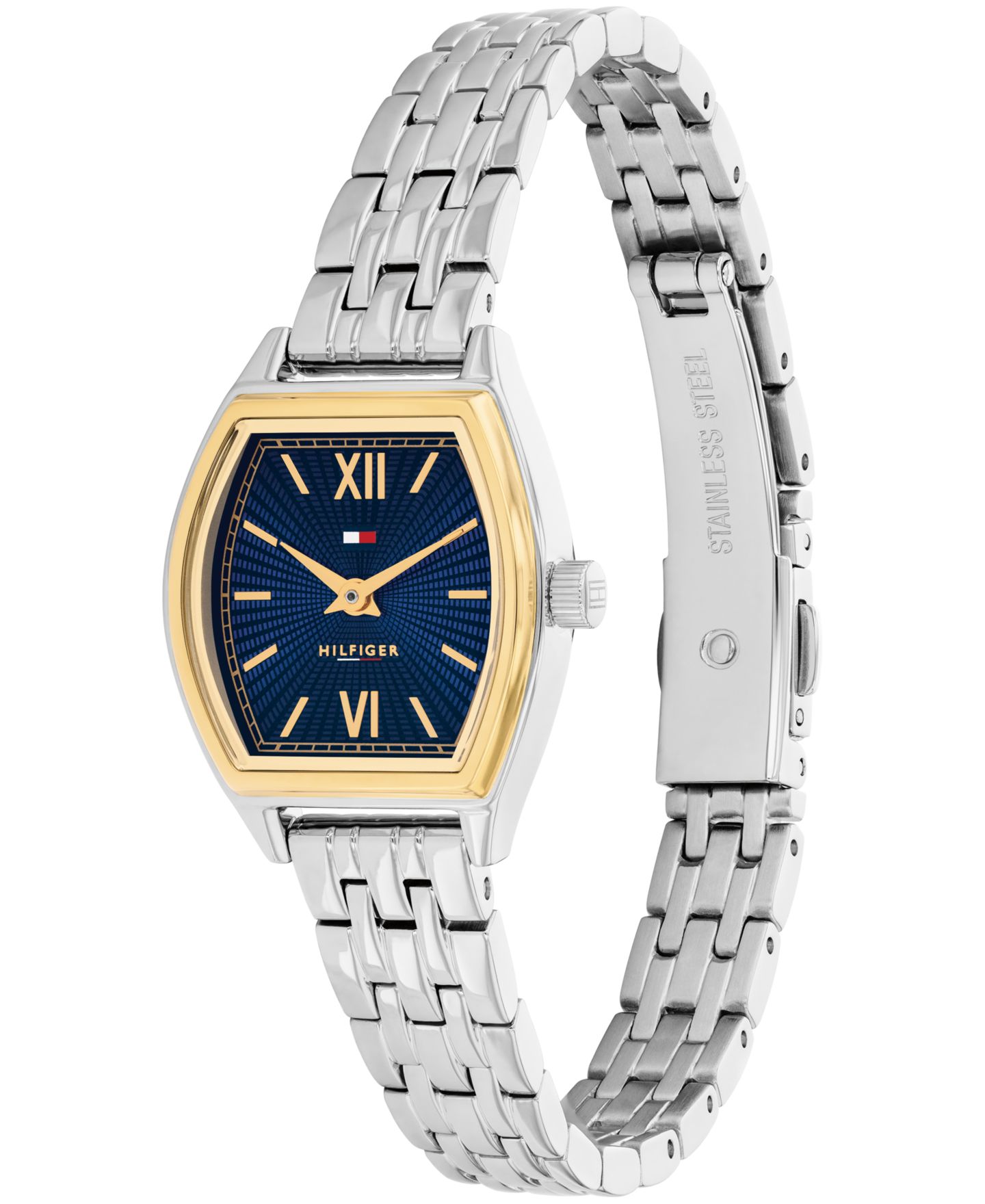 Женские часы Tommy Hilfiger Quartz Silver Tone Stainless Steel Bracelet Watch, 21.5 x 22mm — фото 2