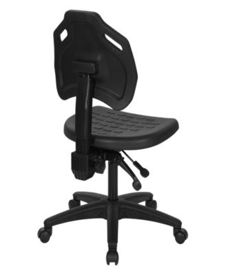 32.25" Metal Self Skinned Urethane Task Chair Seat