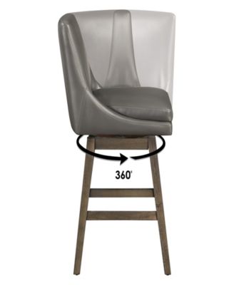 27" Fabric Allingham Swivel Counter Stool