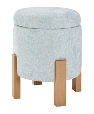 17" Fabric Annie Storage Ottoman