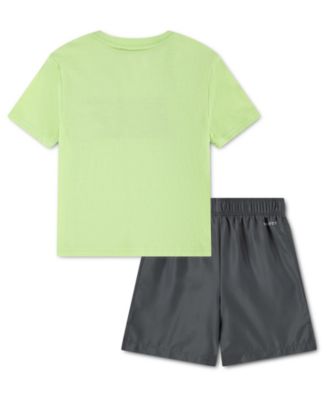 Boys' Toddler 2T-4T T-shirt and Woven Shorts, 2-Piece Set