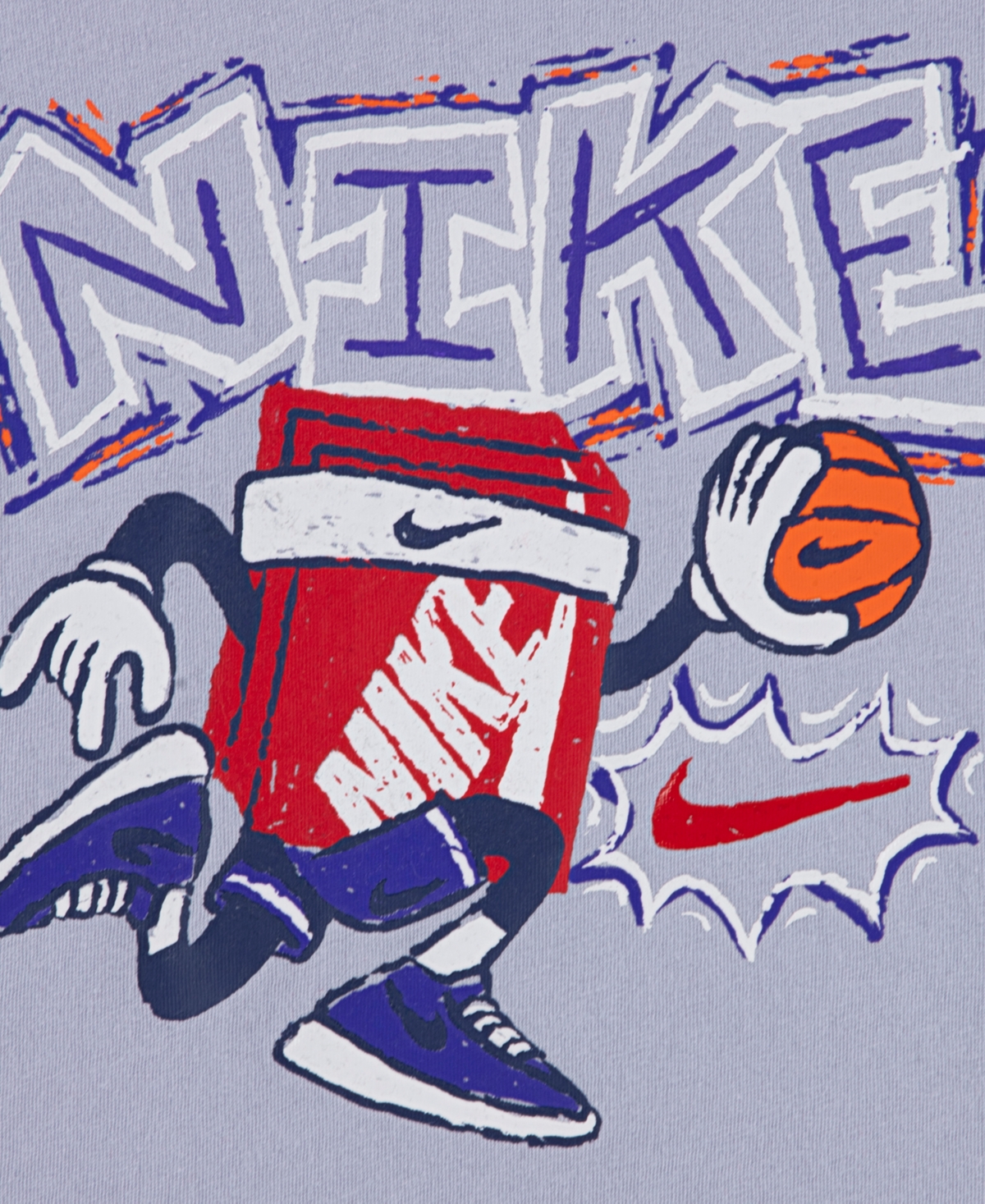 Nike Boys' 4-7 Boxy Basketball Short-Sleeve T-Shirt