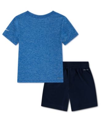 Boys, Toddler 2T-4T Dri-FIT Dropset T-Shirt and Shorts, 2-Piece Set 