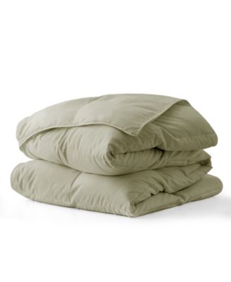 All Season Ultra Soft Goose Down Fiber Comforter, Full/Queen