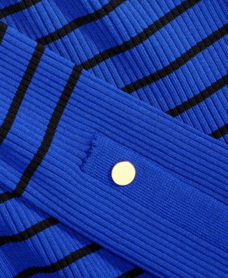 Women's Rib-Knit Split-Cuff Top