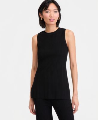 Women's Rib-Knit Sleeveless Tunic