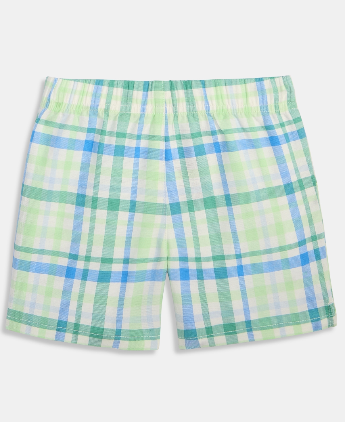 First Impressions Baby Boys' Plaid Woven Shorts, Macy's Exclusive