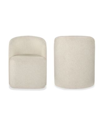 Marcel 2-Pc. Upholstered Barrel Side Chairs