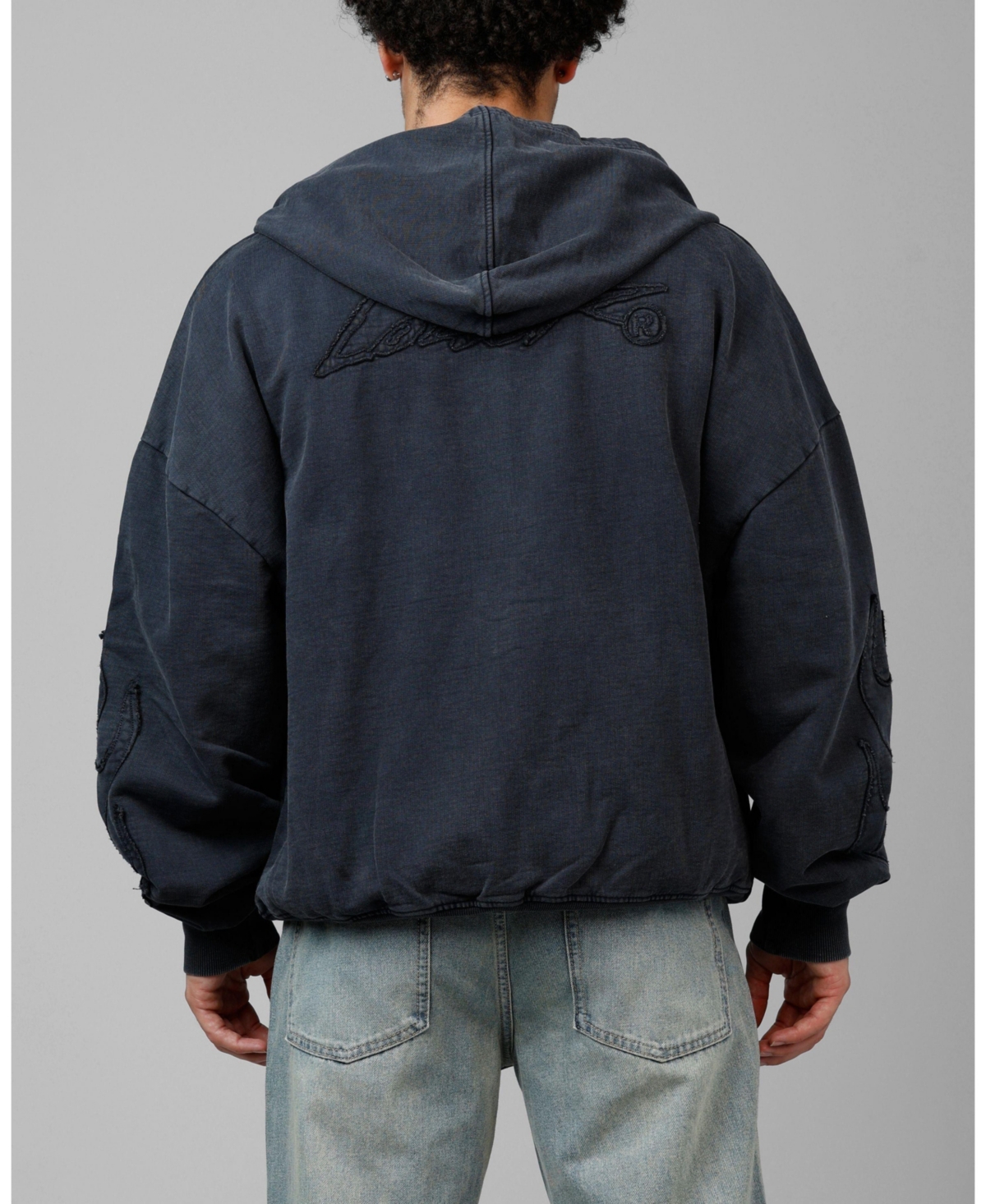 Loiter Men's Inferno Hoodie Washed Black