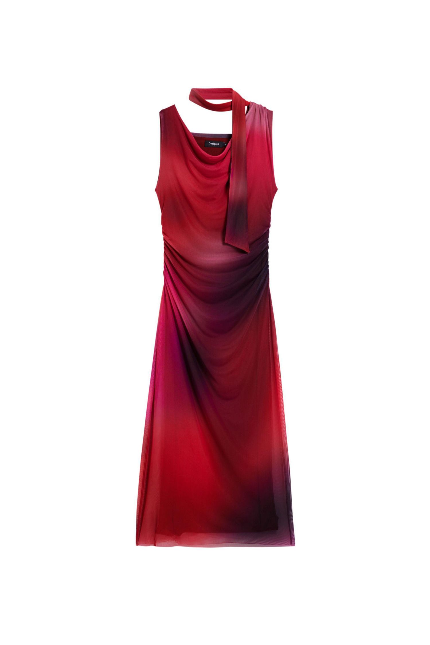 Women's Asymmetric Draped Dress