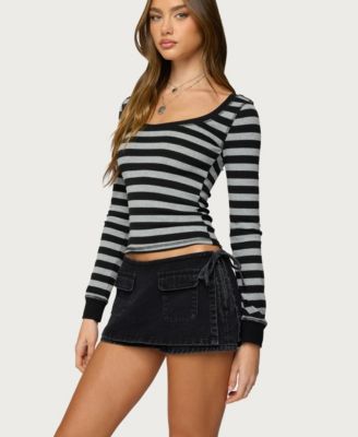 Women's Rainey Striped Long Sleeve Top