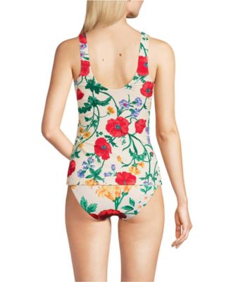 Women's Side Tie Tankini Top