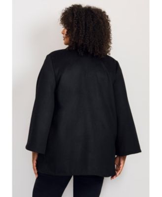 Women's Brushed Wool Cape Coat