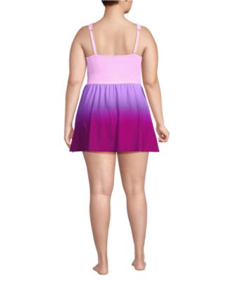 Women's SlenderSuit Wrap Swim Dress Swimsuit