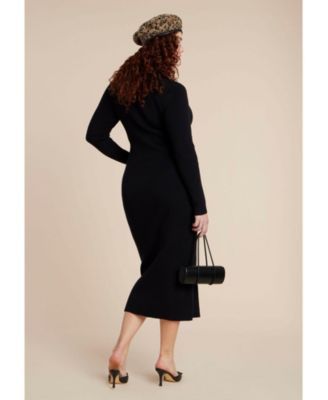 Women's Heart Cutout Midi Dress