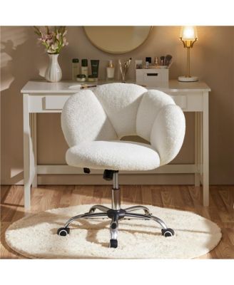 Boucle Upholstered Home Office Chair