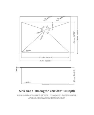 Gunmetal Black Single Bowl Topmount Kitchen Sink 16 Gauge T304 Nano Stainless Steel With Dish Grid Drain Assembly Drying Rack