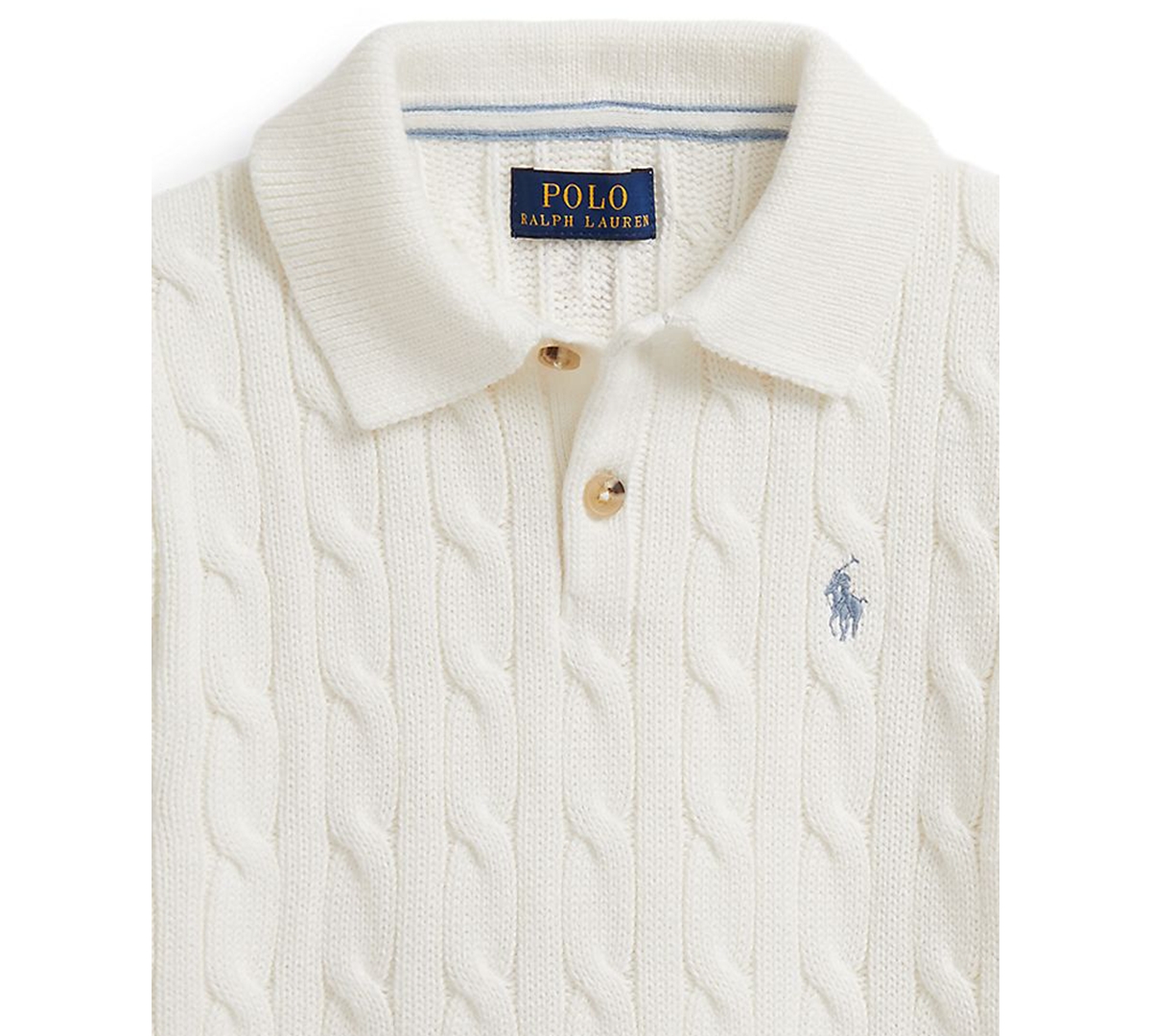 Polo Ralph Lauren Boys 2-7 Cable-Knit Cotton Sweater