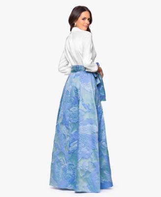 Women's Long-Sleeve Collared Shirt Dress