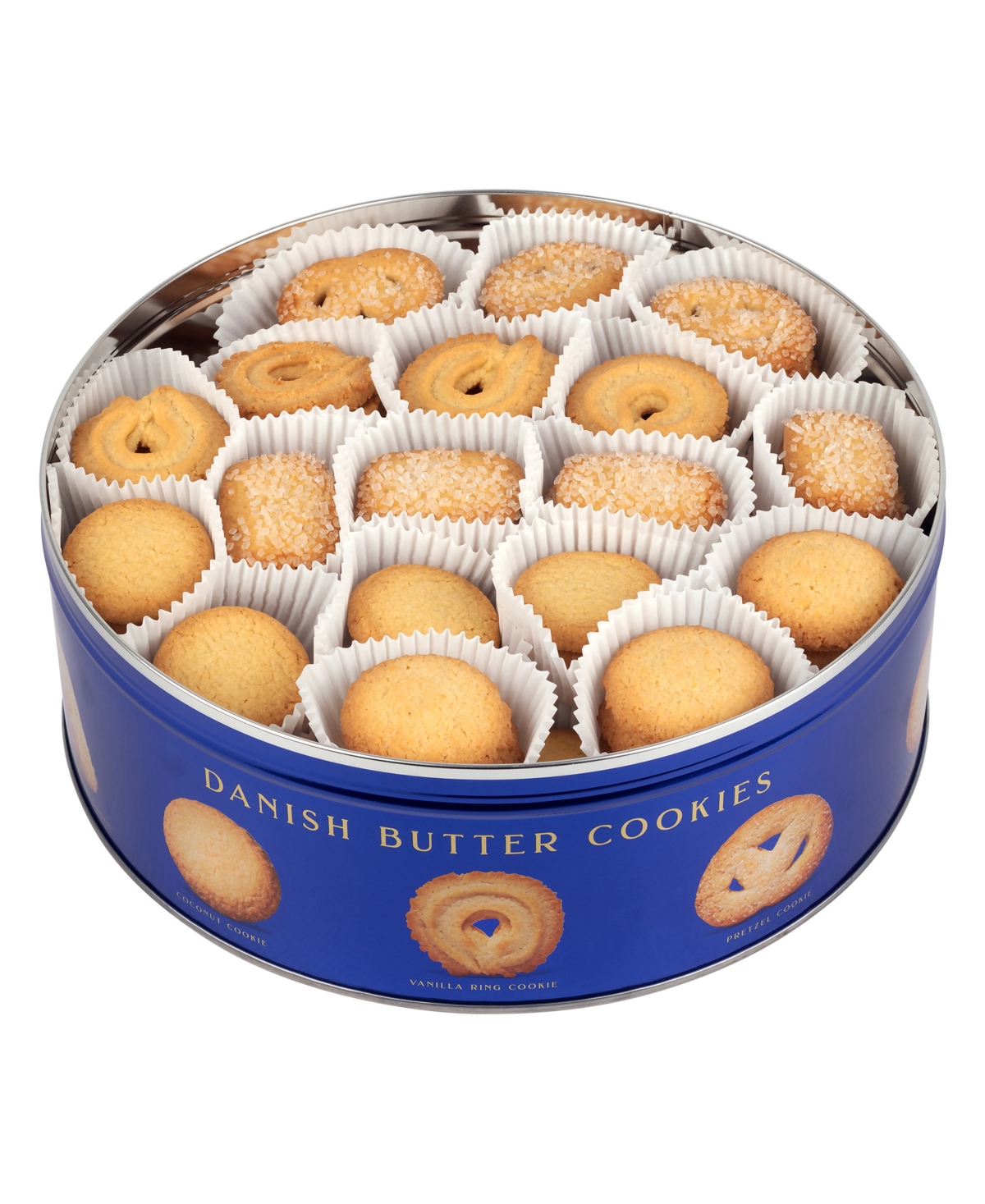 Bisca Danish Butter Cookie Tin, 3 lbs.